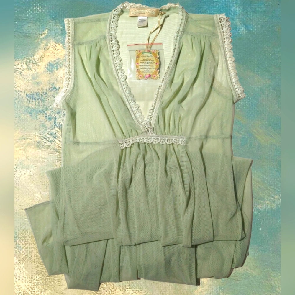 Michal Negrin Romantic Sheer Dress Size Medium